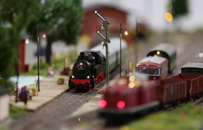 Erfurt - Modell Leben 08.02.2020 , Erfurt, Messehalle, Messe Modell Leben im Bild: Modelleisenbahn
