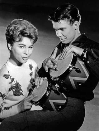Conny und Peter machen Musik, Deutschland 1960, Regie: Werner Jacobs, Darsteller: Cornelia Conny Froboess, Peter Kraus Nur redaktionelle Nutzung. Editorial usage only. Copyright: ArthurxGrimm UnitedArchives82001928