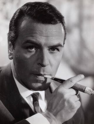 O. W. Fscher, österreichischer Schauspieler, im Spielfilm Menschen im Hotel , Deutschland 1959. Austrian actor O. W. Fischer in the movie Menschen im Hotel , Germany 1959. Nur redaktionelle Nutzung. Editorial usage only. Copyright: ArthurxGrimm UnitedArchives82003265