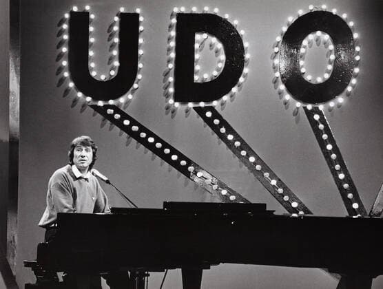 Udo Jürgens, österreichischer Komponist, Pianist und Sänger, Deutschland um 1979. Austrian composer, pianist and singer Udo Juergens, Germany around 1979. Nur redaktionelle Nutzung. Editorial usage only. Copyright: ArthurxGrimm UnitedArchives82004066