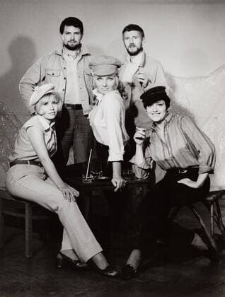 Rosy-Singers, deutsche Musikgruppe, bestehend aus Rosi Rohr, Angelika Metzger, John Wiseman und Rolf Jage, Deutschland ca. 1965. German music and singing group Rosy Singers , Germany ca. 1965. Nur redaktionelle Nutzung. Editorial usage only. Copyright: ArthurxGrimm UnitedArchives82005282