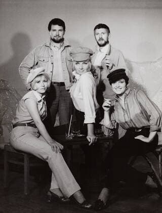 Rosy-Singers, deutsche Musikgruppe, bestehend aus Rosi Rohr, Angelika Metzger, John Wiseman und Rolf Jage, Deutschland ca. 1965. German music and singing group Rosy Singers , Germany ca. 1965. Nur redaktionelle Nutzung. Editorial usage only. Copyright: ArthurxGrimm UnitedArchives82005286