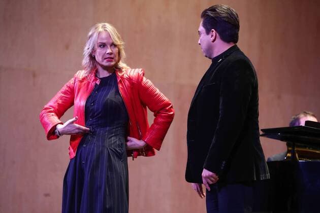 February 8, 2020: EUM20200208CUL04.JPG.CIUDAD DE MEXICO Culture Cultura-Opera.- La mezzosoprano letona Elina Garanca durante una master class, el 3 de febrero de 2020 en el Centro Cultural Anahuac. Foto: Diego Simon Sanchez EVZ Copyright: xDiegoxSimonxSanchezx