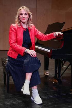 February 8, 2020: EUM20200208CUL06.JPG.CIUDAD DE MEXICO Culture Cultura-Opera.- La mezzosoprano letona Elina Garanca durante una master class, el 3 de febrero de 2020 en el Centro Cultural Anahuac. Foto: Diego Simon Sanchez EVZ Copyright: xDiegoxSimonxSanchezx