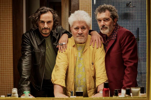 RELEASE DATE: October 4, 2019 TITLE: Pain and Glory STUDIO: Twentieth Century Fox DIRECTOR: Pedro Almodovar PLOT: A film director reflects on the choices he s made in life as past and present come crashing down around him. STARRING: ASIER ETXEANDIA, PEDRO ALMODOVAR, ANTONIO BANDERAS on set. Paterna Spain - ZUMAl90_ 20190910_sha_l90_073 Copyright: xSonyxPicturesxClassicsx