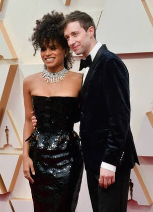 (L-R) Zazie Beetz and David Rysdahl arrive for the 92nd annual Academy Awards at the Dolby Theatre in the Hollywood section of Los Angeles on Sunday, February 9, 2020.  LAP20200209042 JIMxRUYMEN