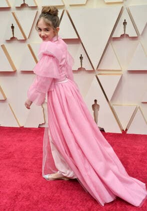 Julia Butters arrives for the 92nd annual Academy Awards at the Dolby Theatre in the Hollywood section of Los Angeles on Sunday, February 9, 2020.  LAP20200209102 JIMxRUYMEN