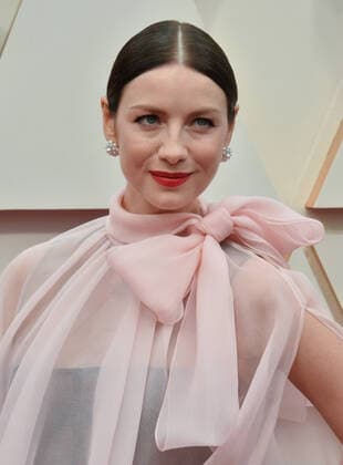 Caitriona Balfe arrives for the 92nd annual Academy Awards at the Dolby Theatre in the Hollywood section of Los Angeles on Sunday, February 9, 2020.  LAP20200209517 JIMxRUYMEN