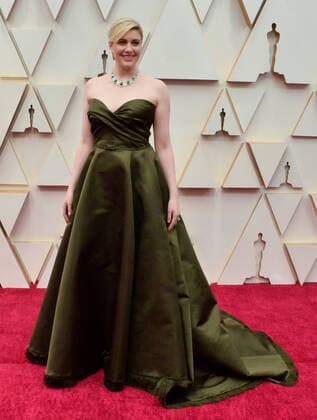 Greta Gerwig arrives for the 92nd annual Academy Awards at the Dolby Theatre in the Hollywood section of Los Angeles on Sunday, February 9, 2020.  LAP20200209180 JIMxRUYMEN