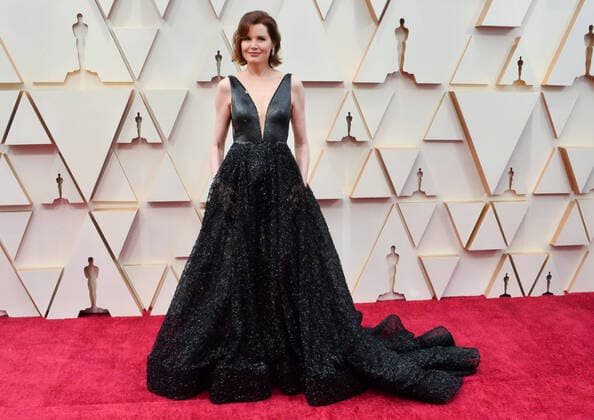 Geena Davis arrives for the 92nd annual Academy Awards at the Dolby Theatre in the Hollywood section of Los Angeles on Sunday, February 9, 2020.  LAP20200209205 JIMxRUYMEN