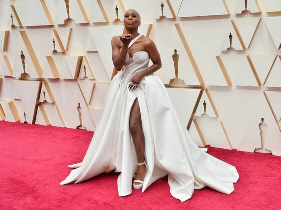 Cynthia Erivo arrives for the 92nd annual Academy Awards at the Dolby Theatre in the Hollywood section of Los Angeles on Sunday, February 9, 2020.  LAP20200209208 JIMxRUYMEN