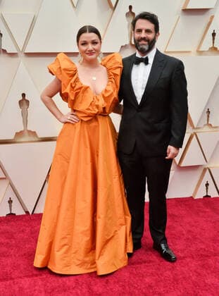 Chris Butler and guest arrive for the 92nd annual Academy Awards at the Dolby Theatre in the Hollywood section of Los Angeles on Sunday, February 9, 2020.  LAP20200209215 JIMxRUYMEN