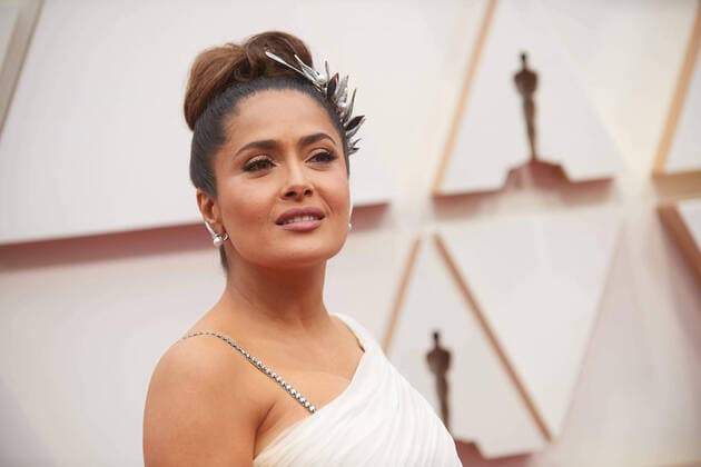 Salma Hayek arrives on the red carpet of The 92nd OscarsÂ® at the DolbyÂ® Theatre in Hollywood, CA on Sunday, February 9, 2020. Los Angeles CA USA  Copyright: xNickxAgrox 33967144PLX