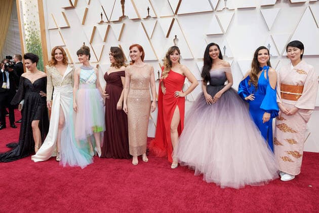 Kasia Laska, Willemijn Verkaik, Lisa Stokke, Maria Lucia Heiberg Rosenberg, Anna Buturlina, Gisela, Gam Wichayanee, Carmen Garcia Saenz, Takako Matsu, arrive on the red carpet of The 92nd OscarsÂ® at the DolbyÂ® Theatre in Hollywood, CA on Sunday, February 9, 2020. Los Angeles CA USA  Copyright: xNickxAgrox 33967211PLX