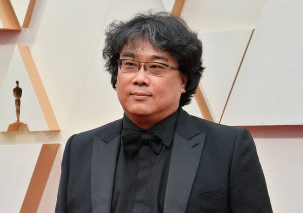 Bong Joon-ho arrives for the 92nd annual Academy Awards at the Dolby Theatre in the Hollywood section of Los Angeles on Sunday, February 9, 2020.  LAP20200209772 JIMxRUYMEN