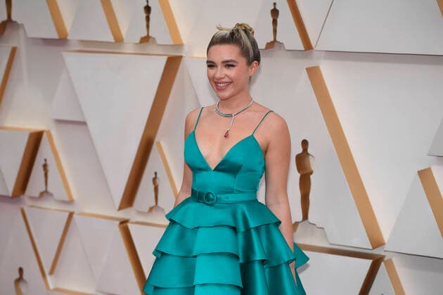 February 9, 2020, Los Angeles, California, USA: FLORENCE PUGH during red carpet arrivals for the 92nd Academy Awards, presented by the Academy of Motion Picture Arts and Sciences (AMPAS), at the Dolby Theatre in Hollywood. Los Angeles USA - ZUMAz03_ 20200209_zbp_z03_325 Copyright: xKevinxSullivanx