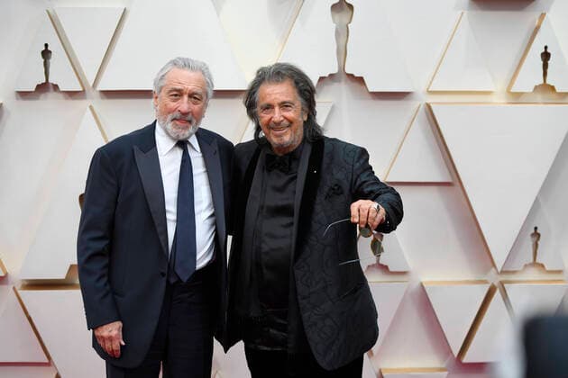 February 9, 2020, Los Angeles, California, USA: ROBERT DE NIRO AND AL PACINO during red carpet arrivals for the 92nd Academy Awards, presented by the Academy of Motion Picture Arts and Sciences (AMPAS), at the Dolby Theatre in Hollywood. Los Angeles USA - ZUMAz03_ 20200209_zbp_z03_333 Copyright: xKevinxSullivanx