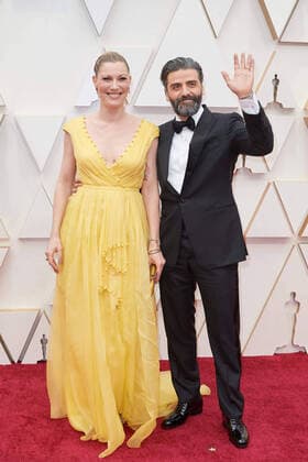 Elvira Lind and Oscar Isaac arrive on the red carpet of The 92nd OscarsÂ® at the DolbyÂ® Theatre in Hollywood, CA on Sunday, February 9, 2020. Los Angeles CA USA  Copyright: xNickxAgrox 33967360PLX
