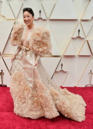 Sandra Oh arrives for the 92nd annual Academy Awards at the Dolby Theatre in the Hollywood section of Los Angeles on Sunday, February 9, 2020.  LAP202002092036 JIMxRUYMEN