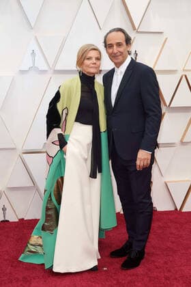 February 9, 2020, Hollywood, California, USA: Oscar nominee, Alexandre Desplat and guest arrives on the red carpet of The 92nd Oscars at the Dolby Theatre in Hollywood, CA on Sunday, February 9, 2020. Hollywood USA - ZUMAz03_ 20200209_sha_z03_336 Copyright: xAMPASx