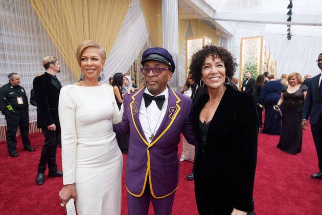 Tonya Lewis Lee, Spike Lee and Stephanie Allain arrive on the red carpet of The 92nd OscarsÂ® at the DolbyÂ® Theatre in Hollywood, CA on Sunday, February 9, 2020. Los Angeles CA USA  Copyright: xRichardxHarbaughx 33967553PLX