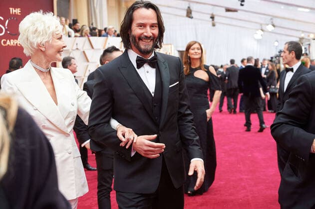 Keanu Arrives arrives on the red carpet of The 92nd OscarsÂ® at the DolbyÂ® Theatre in Hollywood, CA on Sunday, February 9, 2020. Los Angeles CA USA  Copyright: xValeriexDurantx 33967602PLX
