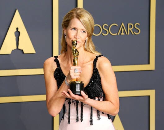HOLLYWOOD, CA - FEBRUARY 9: Laura Dern poses in the press room during the 92nd Annual Academy Awards at Loews Hollywood Hotel on February 9, 2020 in Hollywood, California. Photo: Christopher Victorio imageSPACE MediaPunch Copyright: ximageSPACEx