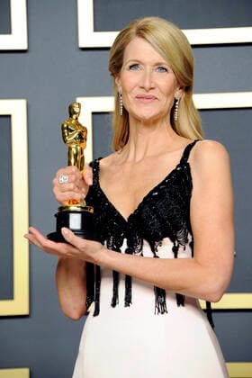 OSCARS: Beste Nebendarstellerin, Preisträgerinnen 2011-2020 Laura Dern, Gewinnerin Beste Nebendarstellerin in Marriage Story , im Press Room der Oscar Verleihung 2020 92nd Annual Academy Awards im Hollywood & Highland Center. Los Angeles, 09.02.2020