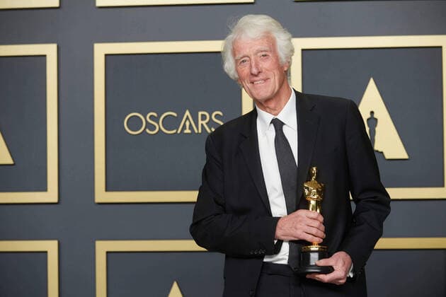 Roger Deakins poses backstage with the Oscar for Cinematography during the live ABC Telecast of The 92nd Oscars at the Dolby Theatre in Hollywood, CA on Sunday, February 9, 2020. Los Angeles CA USA  Copyright: xNickxAgrox 339671035PLX