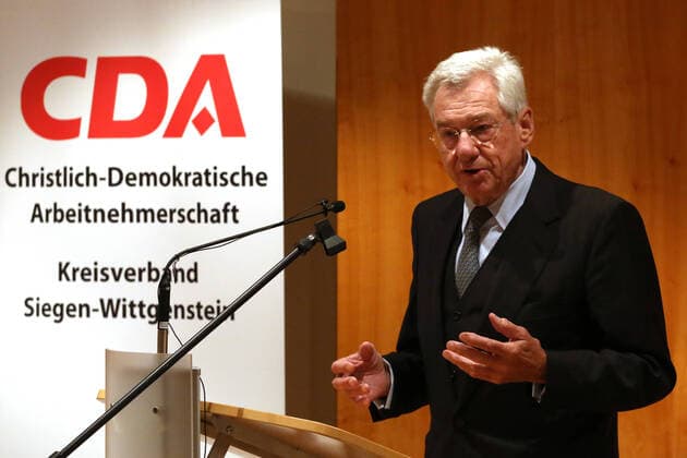 Heinrich Weiss CDA Preisverleihung Roswith Oerter Preis an Heinrich Weiss Inhaber SMS Group am 10.02.2020 in Siegen Deutschland