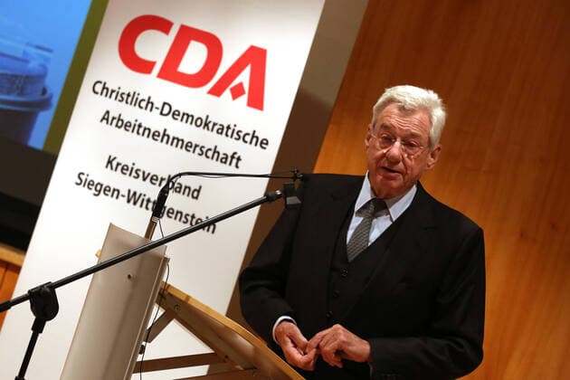 Heinrich Weiss CDA Preisverleihung Roswith Oerter Preis an Heinrich Weiss Inhaber SMS Group am 10.02.2020 in Siegen Deutschland