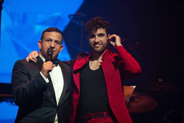 The following text was translated automatically NLD Amsterdam 20200211 - Presentation of Edison Pop 2020, Duncan Laurence and Najib Amhali  Copyright: xHollandsexHoogtex xAnnekexJanssenx x406185517x