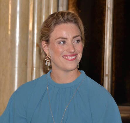 Angelique Kerber mit Ohrringen von Ole Lynggaard, Bayrischer Hof München, Tennis, Tennisspielerin, Wimbledonsiegerin von 2018 Angelique Kerber hat einen Sponsoring-Vertrag mit der dänischen Schmuckmarke Ole Lynggaard Copenhagen geschlossen. Grand-Slam-Siegerin, Berufstennisspielerin, will bei den Olympischen Spielen 2020 in Tokio die Fahne der deutschen Mannschaft tragen.