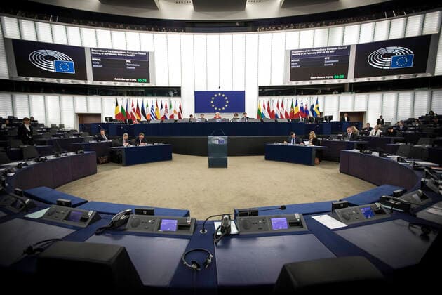 Parlament European in the EP plenary session NEWS : Parlement Europeen - Strasbourg - 12 02 2020 ELYxandroCegarra panoramic 