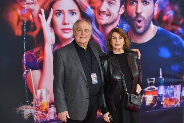 Senta BERGER (Schauspielerin) mit Ehemann Michael VERHOEVEN (Regisseur). Roter Teppich,Red Carpet,Arrival. Filmpremiere,Kinopremiere NIGHTLIFE am 12.02.2020 im Mathaeser Kino in Muenchen, *** Senta BERGER Actress with husband Michael VERHOEVEN Director Red Carpet, Red Carpet, Arrival Film premiere, cinema premiere NIGHTLIFE on 12 02 2020 at the Mathaeser Kino in Munich,