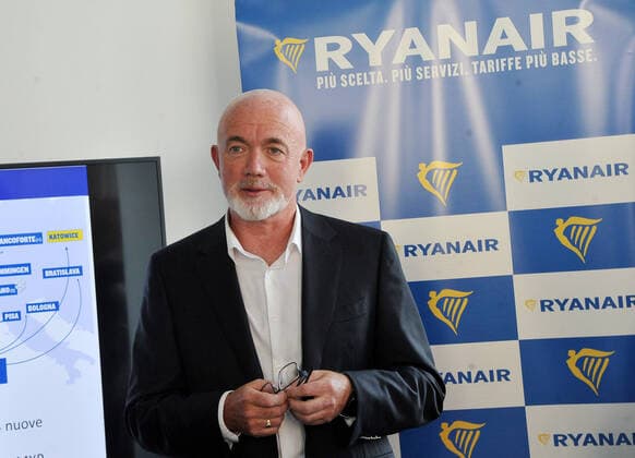 foto IPP giorgio rossi milano 13-02-2020 conferenza stampa della compagnia aerea ryanair nella foto david o brien chief commercial officer di Ryanair  0