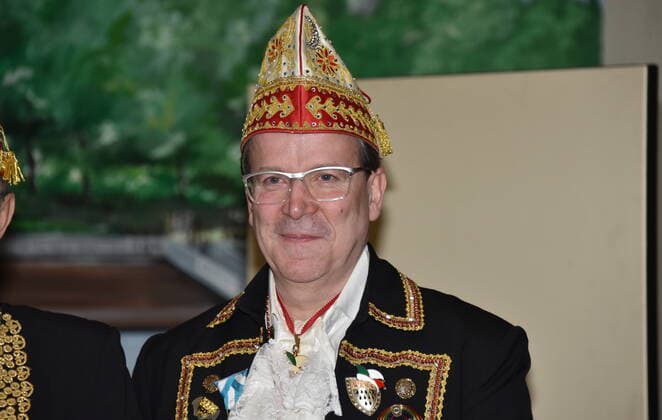 Christoph Kuckelkorn, Präsident Festkomitee Kölner Karneval bei der Vorstellung des gemeinsamen Mottowagen Freu(n)de schöner Götterfunken anlässlich des 250. Geburtstag des Komponisten Ludwig van Beethoven. Erstmals wird der Mottowagen in allen vier Rosenmontagszügen der rheinischen Hochburgen Aachen, Bonn, Düsseldorf und Köln zu sehen sein