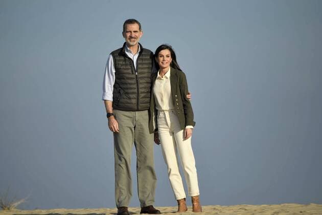 2020 Bilder des Jahres, Entertainment 02 Februar Entertainment Themen der Woche KW07 Entertainment Bilder des Tages 14-02-2020 Spain Queen Letizia and King Felipe visiting the Donana national park Almonte ( Huelva) and Sanlucar de Barrameda ( Cadiz) in Spain. No Spain  Copyright: xPPEx