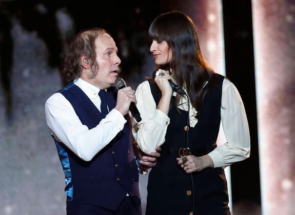 Philippe Katerine et Clara Luciani CELEBRITES : 35eme edition des Victoires de la Musique - Paris - 14 02 2020 GwendolineLeGoff Panoramic 