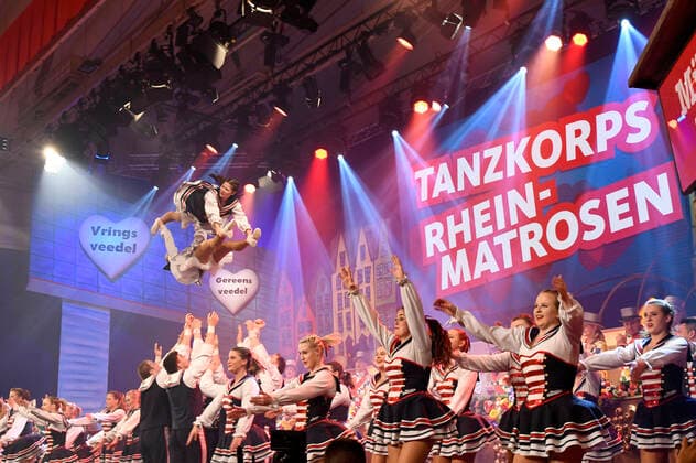 Rheinmatrosen bei der 2. Aufzeichnung der ARD-Fernsehsitzung im Gürzenich. Köln, 14.02.2020