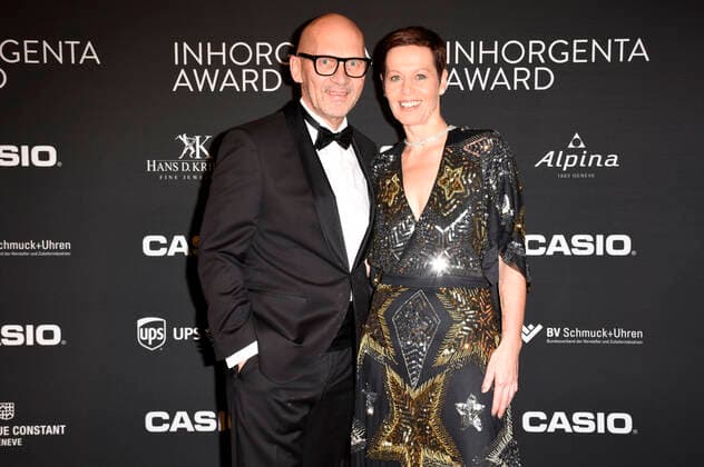 Klaus Dittrich mit Ehefrau Margit bei der Verleihung des 4. Inhorgenta Award 2020 in der BMW Welt. München, 16.02.2020