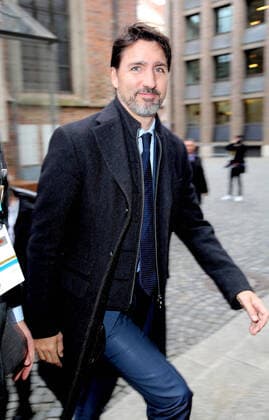 February 17, 2020, Munich, Germany: Canada s Prime Minister Justin Trudeau arriving at the MSC Munich Security Conference at the Literaturhaus on February 14 2020 in Munich Munich Germany  - ZUMAny1_ 20200217_zaf_ny1_007 Copyright: xFamousx