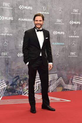 2020 Bilder des Jahres, Entertainment 02 Februar Entertainment Themen der Woche KW08 Entertainment Bilder des Tages Daniel Brühl bei den Laureus World Sports Awards am 17.02.2020 in Berlin Laureus Sport Awards 2020 in Berlin *** Daniel Brühl at the Laureus World Sports Awards on 17 02 2020 in Berlin Laureus Sport Awards 2020 in Berlin 