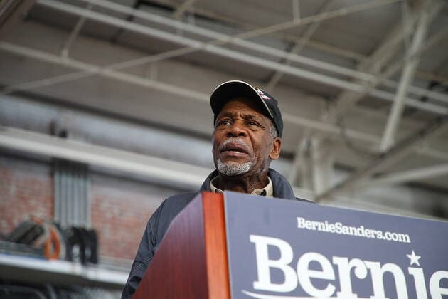 February 17, 2020, Richmond, CA, USA: RICHMOND, CALIFORNIA - FEBRUARY 17:Actor Danny Glover speaks during the Get Out the Early Vote Rally at the Craneway Pavilion on February 17, 2020 in Richmond, California. Photo: Christopher Victorio imageSPACE Richmond USA - ZUMAs181 20200217_zea_s181_003 Copyright: xImagespacex
