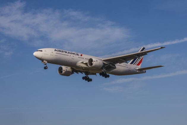 USA, United States of America, California, Los Angeles, 17.02.2020: Los Angeles International Airport (LAX KLAX). Registrierung: F-GSPJ Air France Boeing 777-228