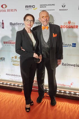Gudrun Landgrebe und Leonhard R. Mueller - Verleihung des Askania Award 2020 im Wintergarten Variete in Berlin am 18.02.2020. Askania Award 2020
