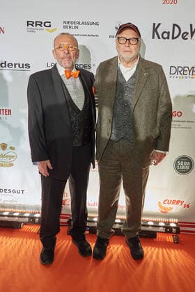 Leonhard R. Mueller und Thomas Thieme - Verleihung des Askania Award 2020 im Wintergarten Variete in Berlin am 18.02.2020. Askania Award 2020