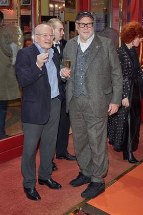 Volker Schloendorff und Thomas Thieme - Verleihung des Askania Award 2020 im Wintergarten Variete in Berlin am 18.02.2020. Askania Award 2020