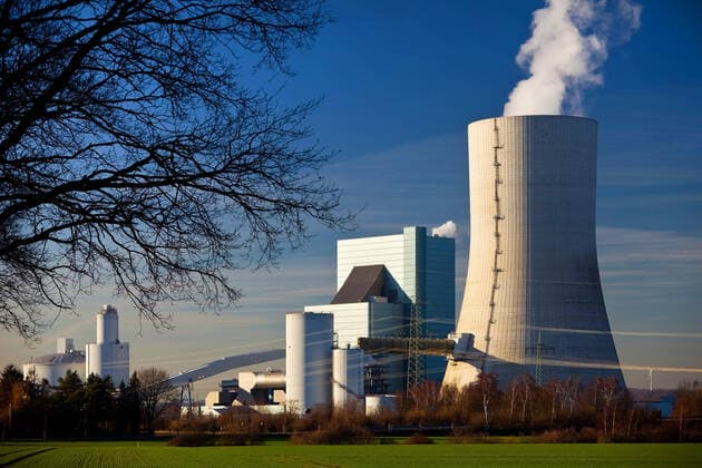 Steinkohlekraftwerk Datteln mit Block 4, Deutschland, Nordrhein-Westfalen, Ruhrgebiet, Datteln coal-fired power station Datteln, Germany, North Rhine-Westphalia, Ruhr Area, Datteln BLWS605512 Copyright: xblickwinkel S.xZiesex