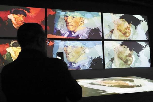 February 18, 2020: CIUDAD DE Mo°XICO, febrero 18 (EL UNIVERSAL).- La exhibicioÂ³n cuenta con moÂ¡s de 3 mil imoÂ¡genes del arte del pintor holandoÂ©s, Vincent Van Gogh. Foto: Agencia EL UNIVERSAL Berenice Fregoso Copyright: xBerenicexFregosoxElxUniversalx